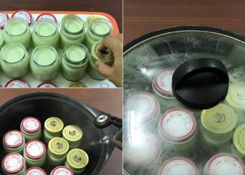 cách ủ sữa chua bằng nồi thường
