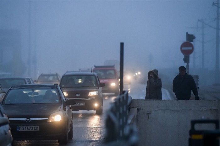 Mức độ ô nhiễm không khí đang được báo động ở thủ đô Sofia của Bulgaria