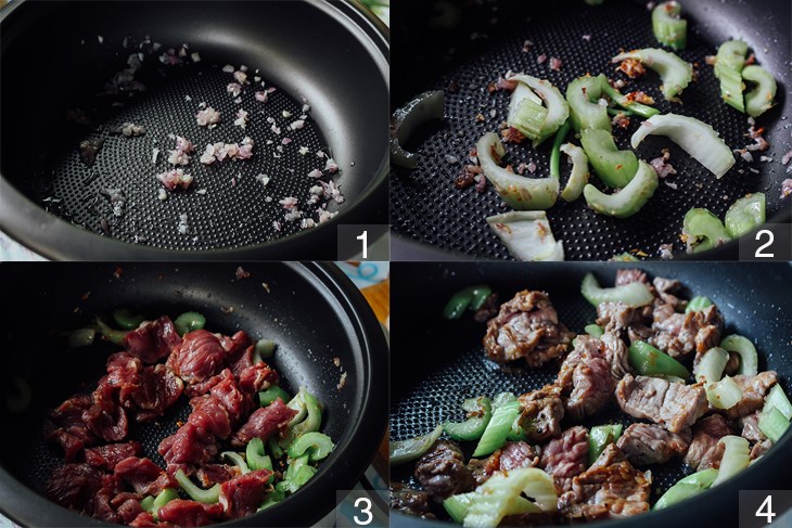 cách làm thịt bò nấu kim chi 6
