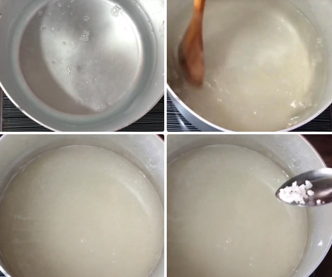 cách làm thạch sữa dừa 2