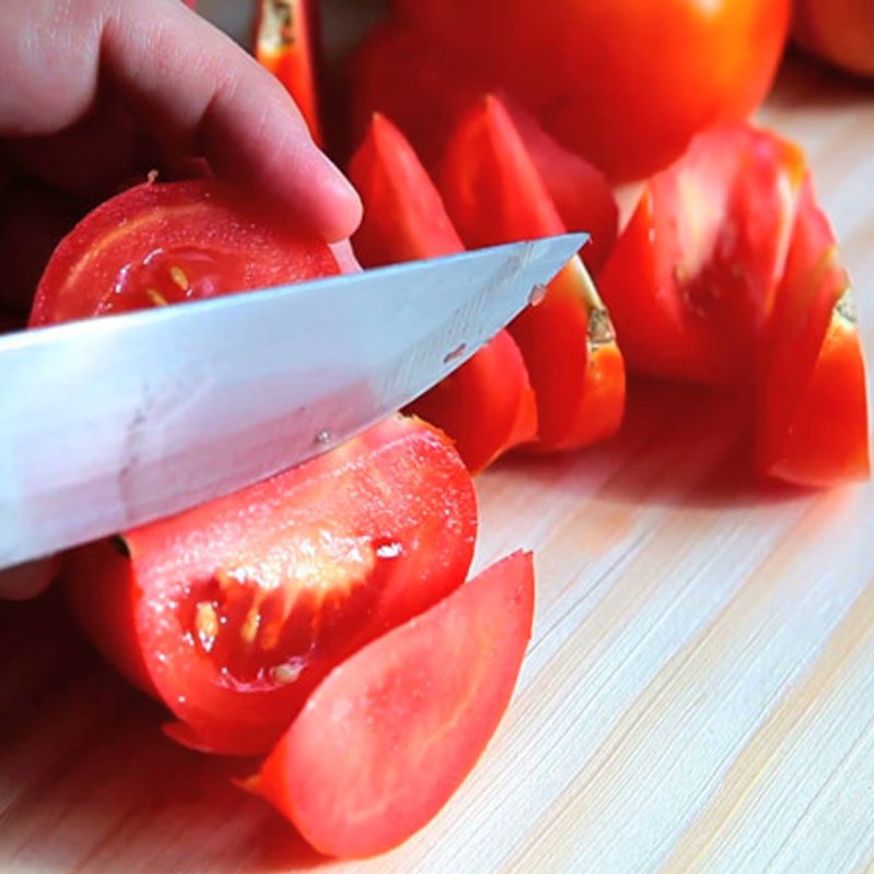 cách làm sinh tố cà chua lê 3