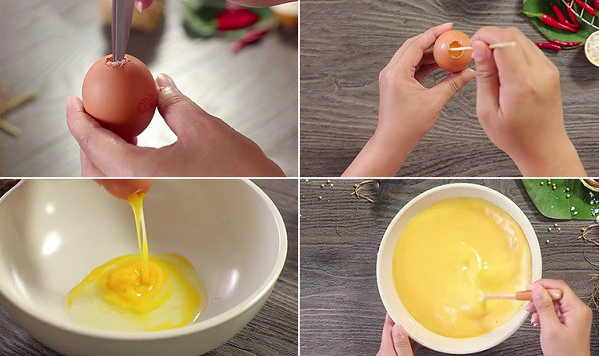Cách làm trứng gà nướng không bị trào 2