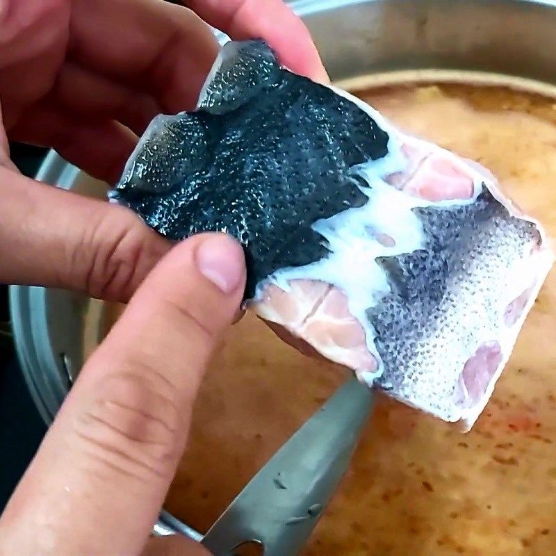 Cách nấu lẩu cá tầm 3