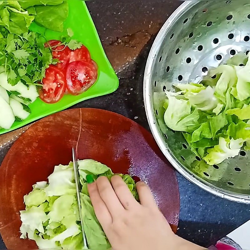 Cách làm salad rau trộn 3