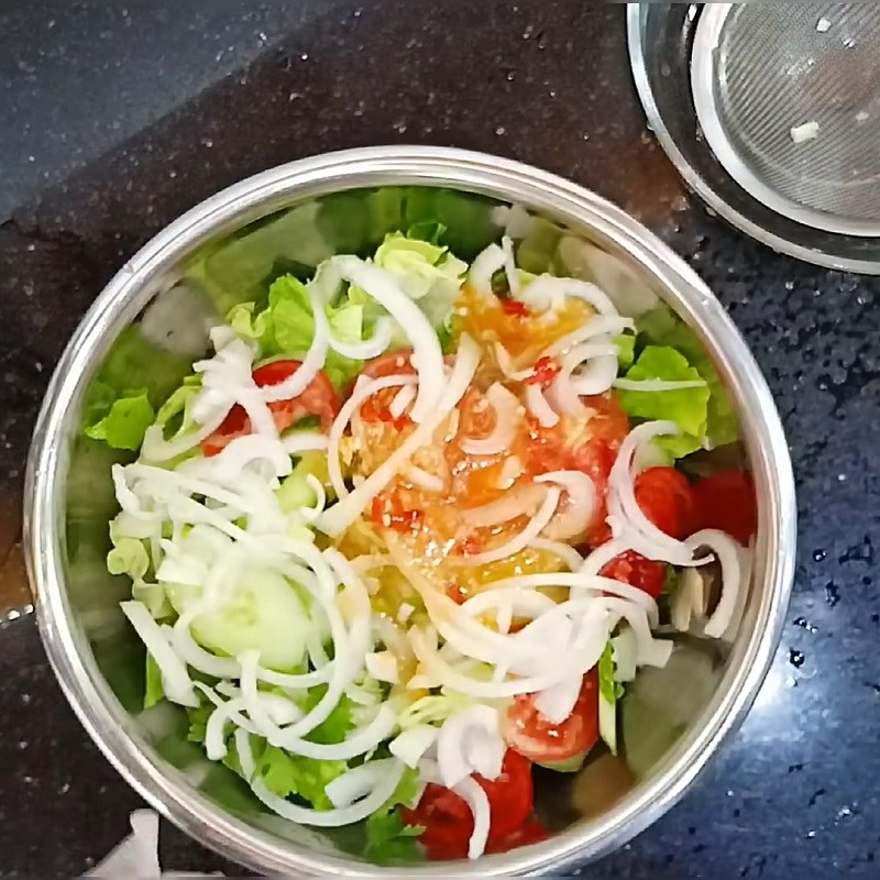 Cách làm salad rau trộn 5