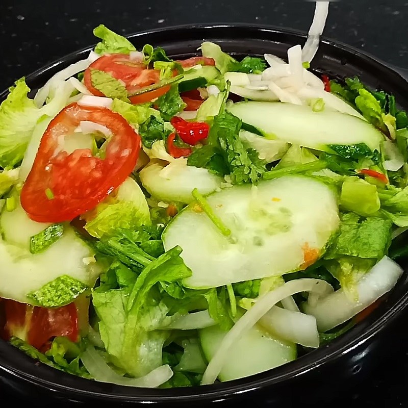 Cách làm salad rau trộn 6