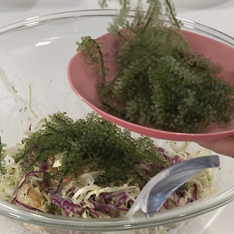 Cách làm salad rong nho 11