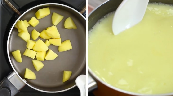 cách nấu súp rau củ tôm bông cải xanh 3