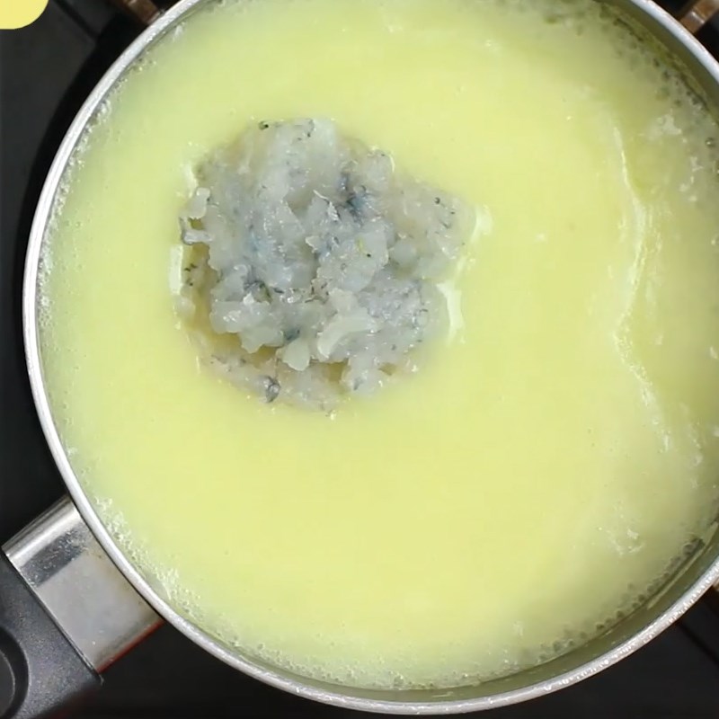 cách nấu súp rau củ tôm bông cải xanh 4