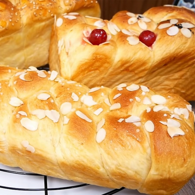 Cách làm bánh mì ngọt 8