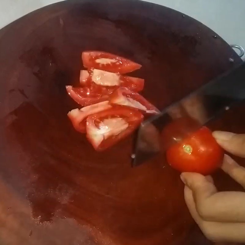 Cách làm su hào xào cà chua 4