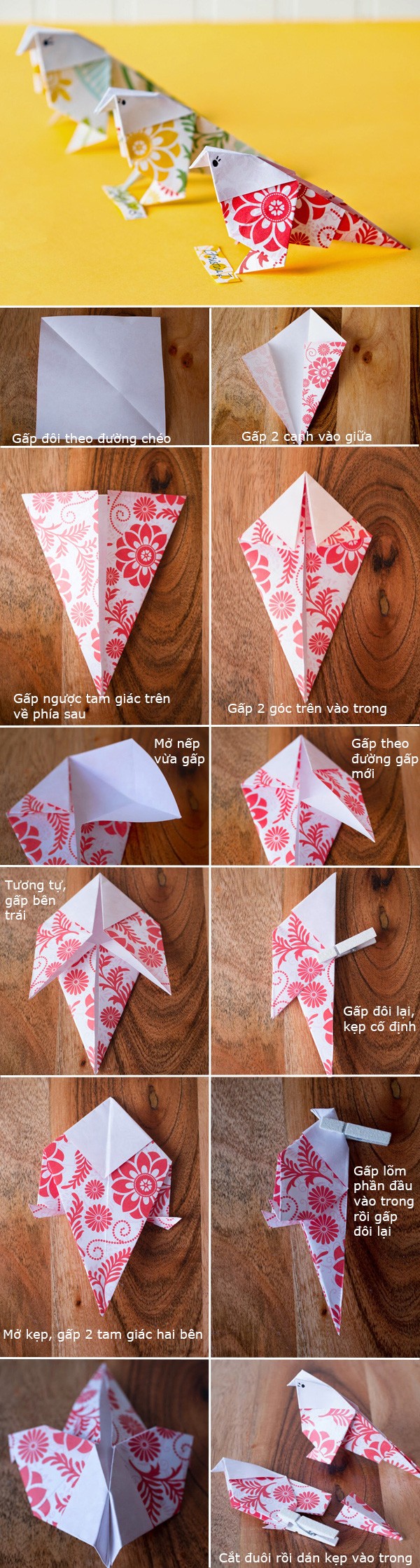cách gấp origami 6