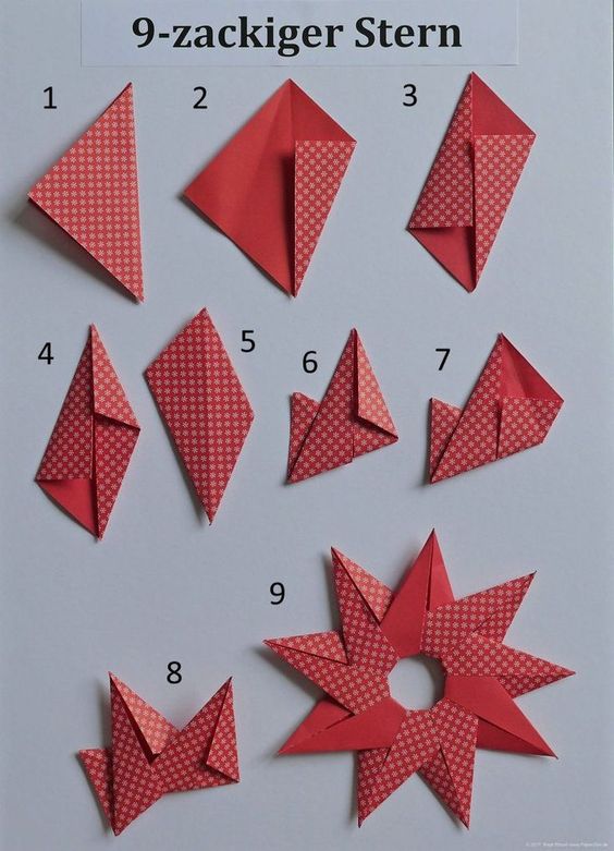 cách gấp origami 8