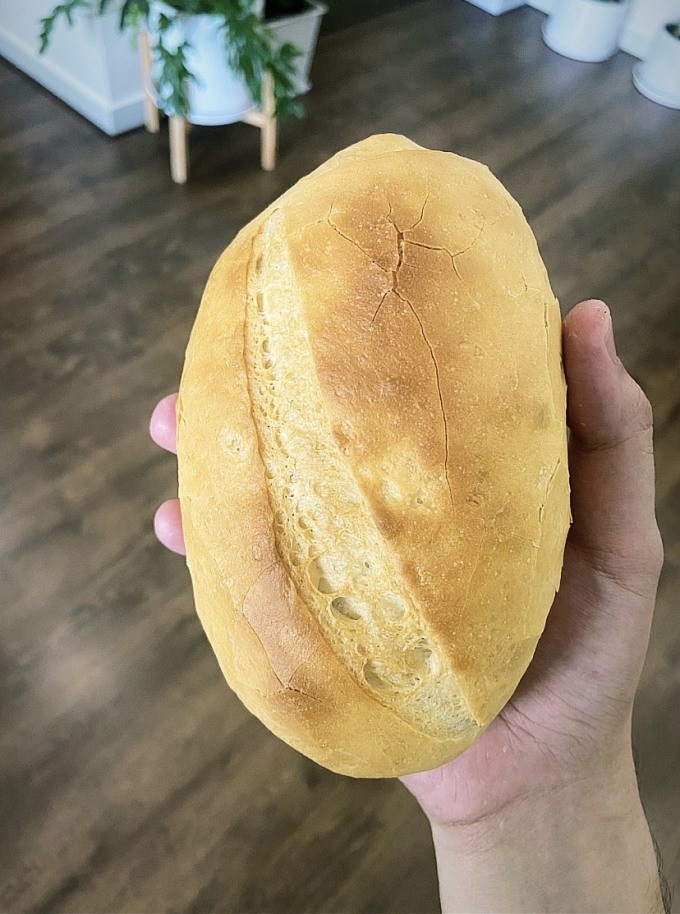 Cách làm bánh mì giòn 1