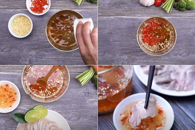 cách làm nước chấm thịt luộc