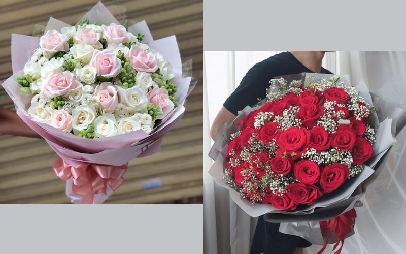 Cách gói hoa bằng giấy báo đơn giản đối với loài hoa hồng