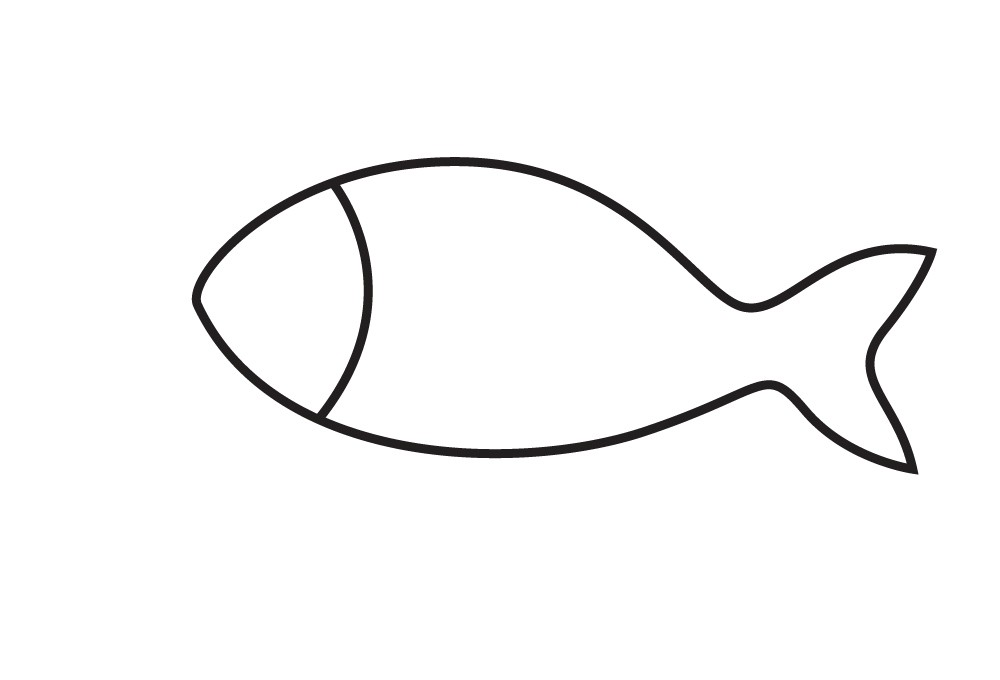 cách vẽ con cá 2