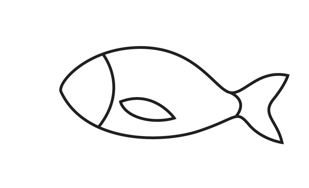 cách vẽ con cá 3