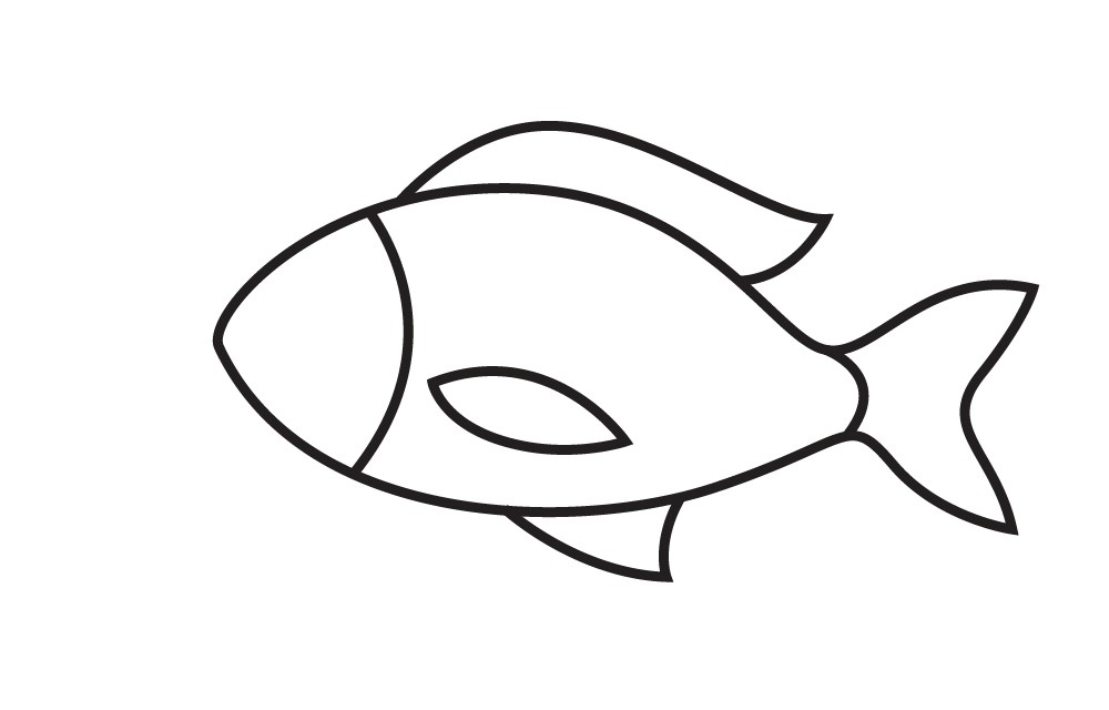 cách vẽ con cá 4