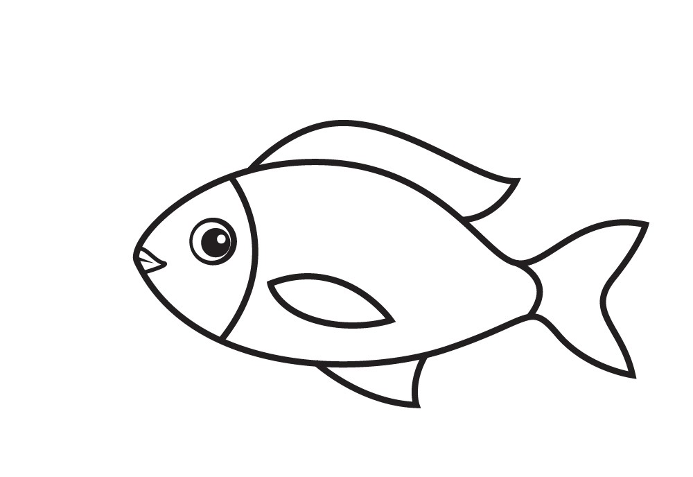 cách vẽ con cá 5