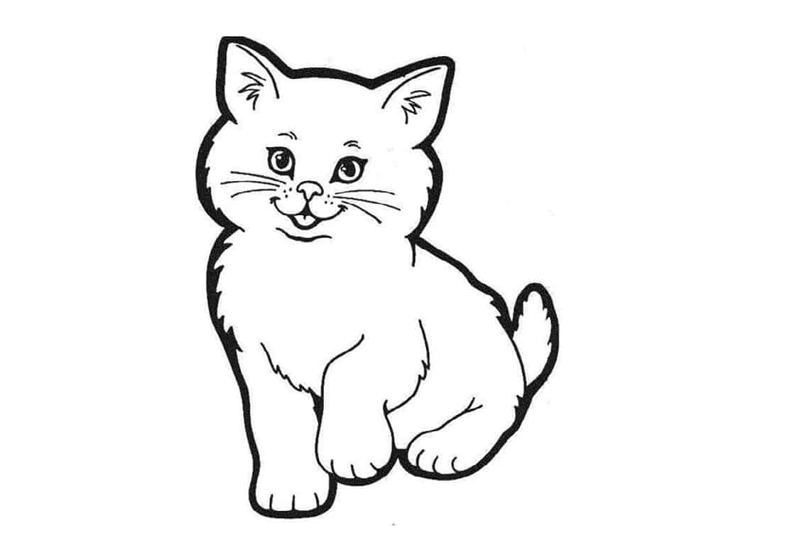 cách vẽ con mèo 18
