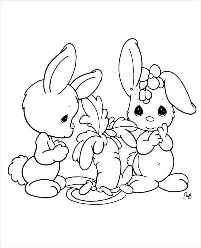 cách vẽ con thỏ 10