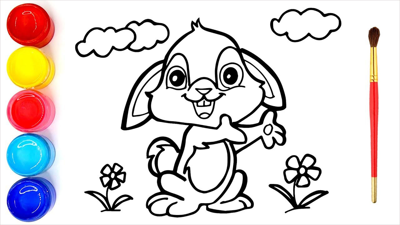 cách vẽ con cái thỏ 12