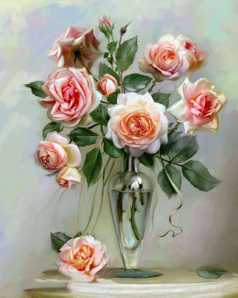 cách vẽ hoa hồng 31
