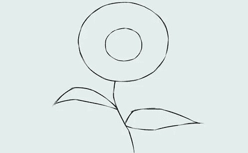 cách vẽ hoa hướng dương 7