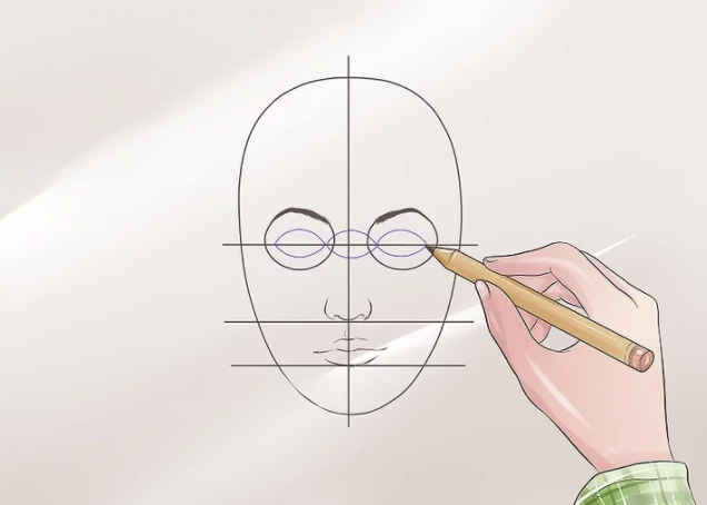 cách vẽ khuôn mặt 5