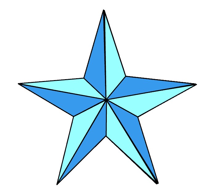 Cách vẽ ngôi sao đẹp sáng tạo 5 cánh, 6 cánh, 7 cánh đơn giản