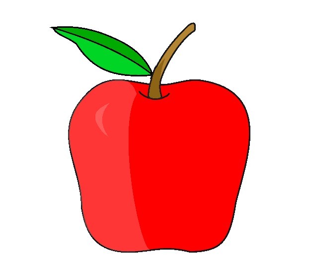 cách vẽ 15. quả táo
