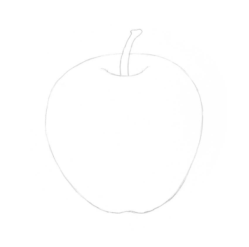 cách vẽ quả táo 17