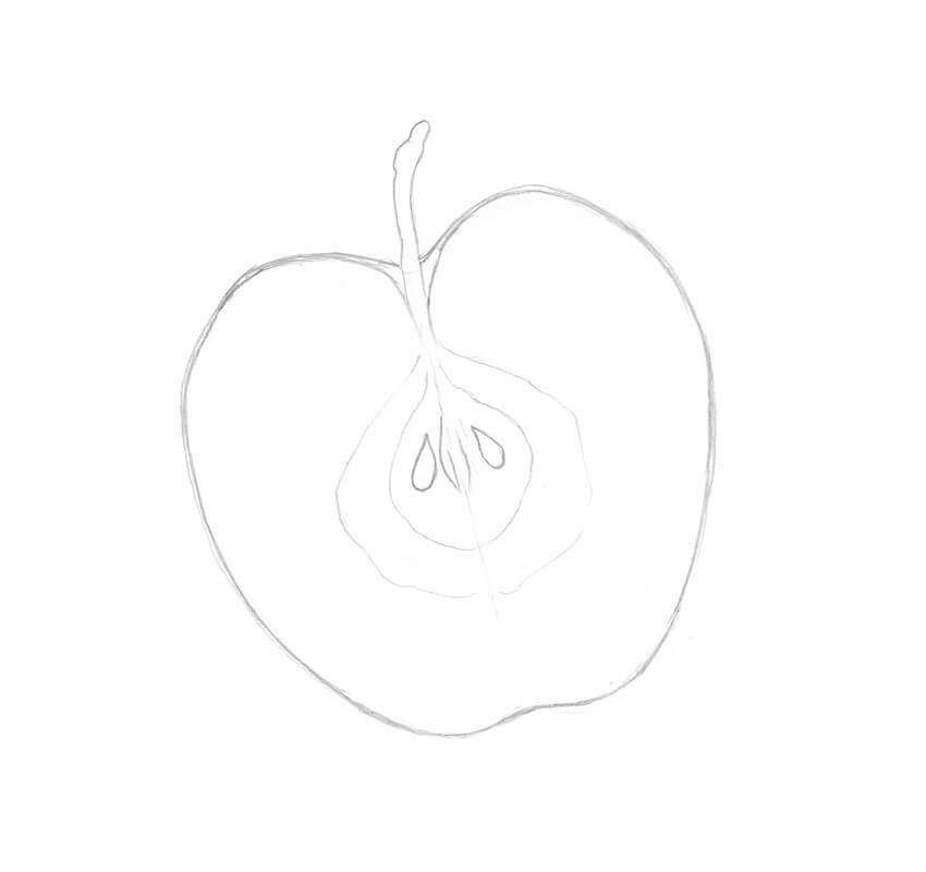 cách vẽ quả táo 26