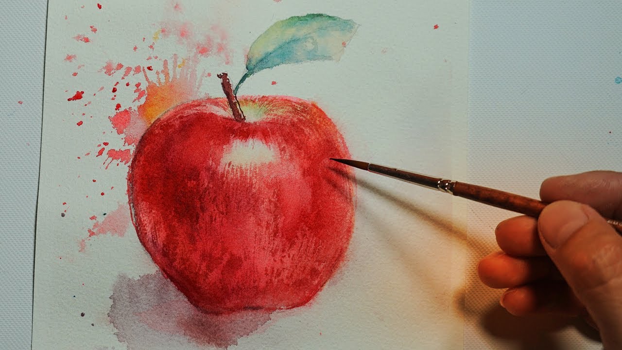 cách vẽ quả táo 33
