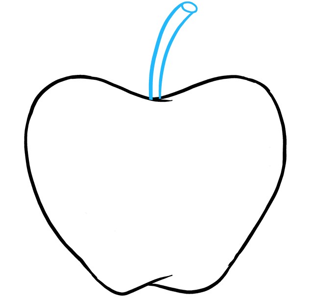 cách vẽ 7. quả táo