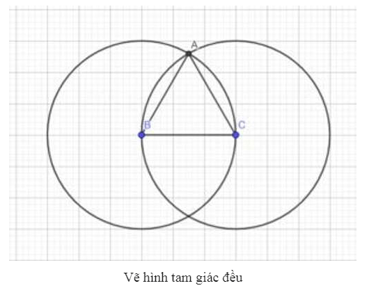 cách vẽ 2. tam giác đều