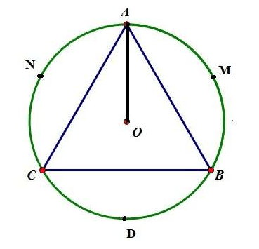 cách vẽ tam giác đều 3