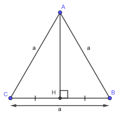 cách vẽ tam giác đều 5