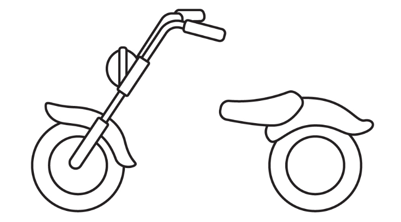cách vẽ xe máy 5