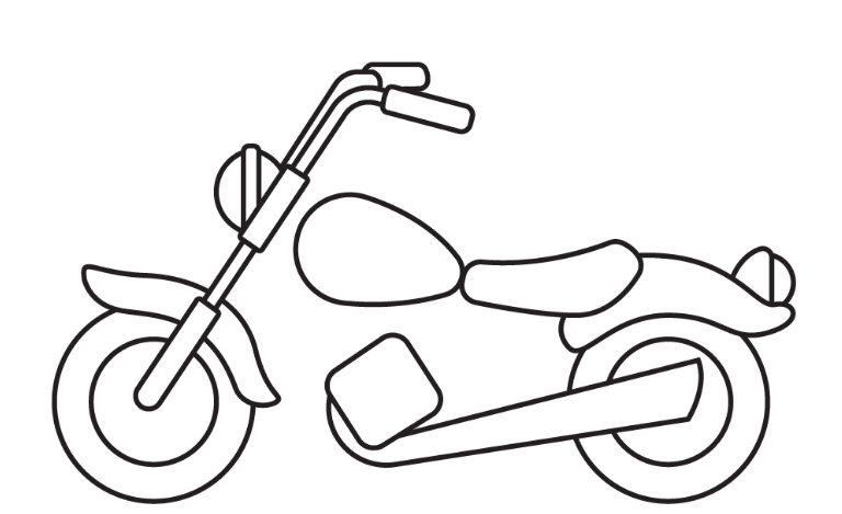 cách vẽ xe máy 8