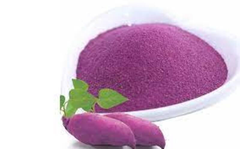 Фиолетовый порошок сладкого картофеля 