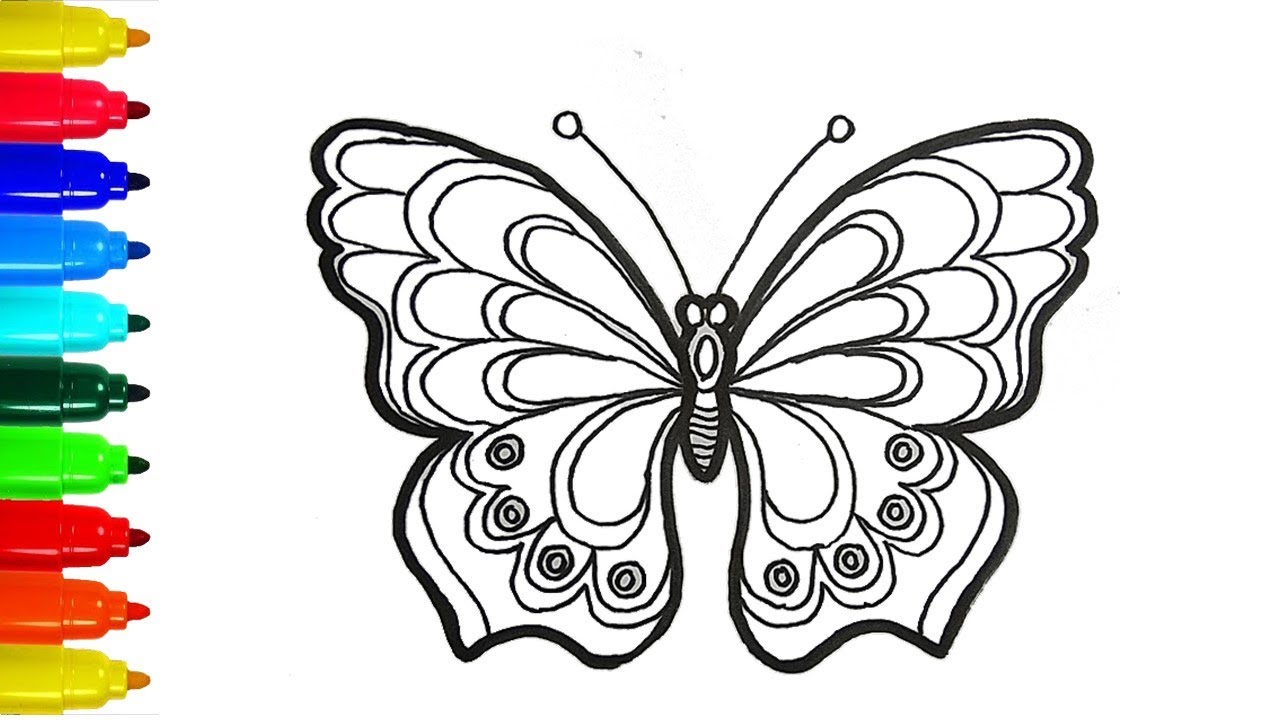 vẽ con cái bướm 36