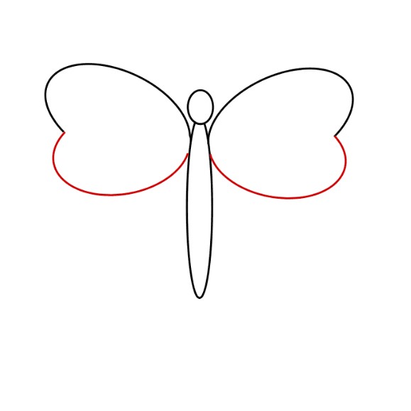 vẽ con bướm 6