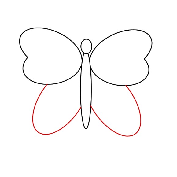 vẽ con bướm 7