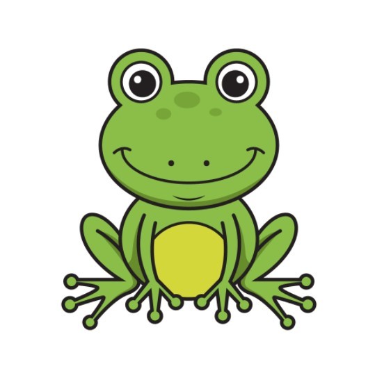 cách vẽ con ếch 7