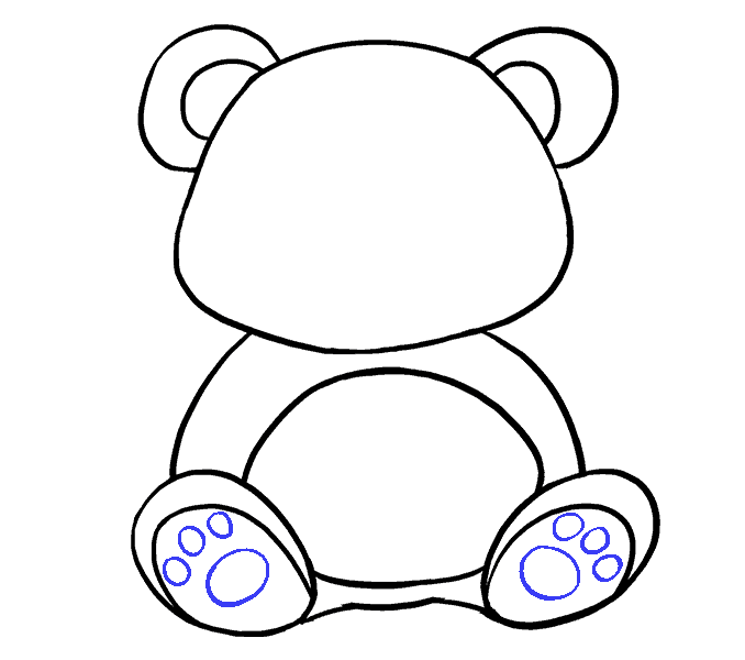 Cách vẽ con gấu cute đơn giản dễ thương [Cách vẽ con gấu trúc] đẹp nhất - Trường Tiểu học Trảng Dài