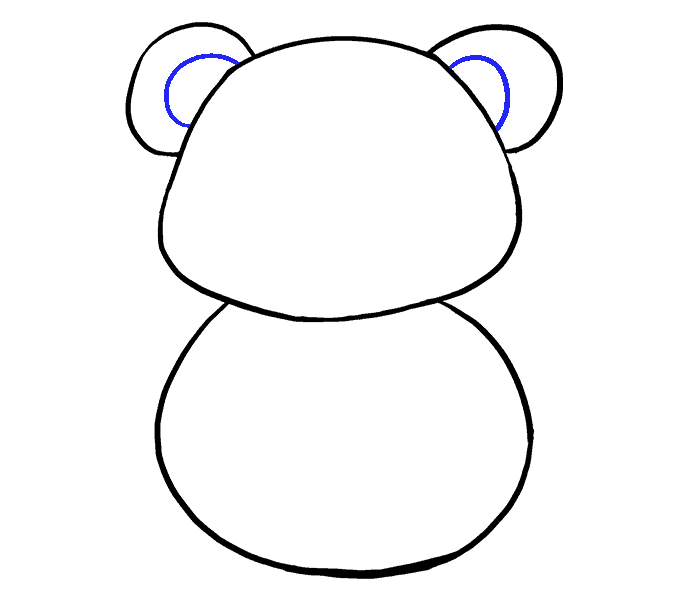 cách vẽ gấu trúc 6