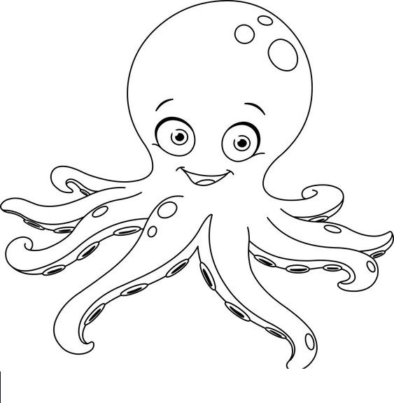 vẽ con bạch tuộc 11