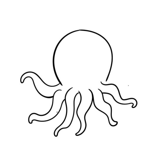 vẽ con bạch tuộc 7